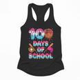 100 Days Of School Baseball Donut Dripping Teacher Boys Kids Flowy Tank 100 Days Of School Baseball Donut Dripping Teacher Boys Kids Flowy Tank