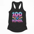 100 Days Of School Baseball Dripping Ice Cream 100th Day Flowy Tank
