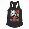 100 Days Of School Baseball Player Teacher Student Flowy Tank 100 Days Of School Baseball Player Teacher Student Flowy Tank