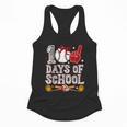 100 Days Of School Cute Bow Baseball Boy Girl Teacher Flowy Tank