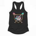 10th Birthday Baseball Bat Ice-Cream Drip 10yrs Old Boys Flowy Tank