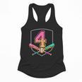 4th Birthday Baseball Bat Ice-Cream Drip 4yrs Old Boys Girls Flowy Tank 4th Birthday Baseball Bat Ice-Cream Drip 4yrs Old Boys Girls Flowy Tank