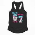 Now Im 6 Next Year I'Ll Be 7 Baseball Ice Cream Drip 67 Meme Flowy Tank