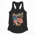 American Flag Baseball Player Bat Fan Catcher Pitcher USA Flowy Tank American Flag Baseball Player Bat Fan Catcher Pitcher USA Flowy Tank