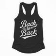 Back To Back For Boys Girls Men Women Baseball Flowy Tank