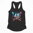 Baseball 45 Year Old Ice Cream Drip 45th Birthday Number 45 Flowy Tank Baseball 45 Year Old Ice Cream Drip 45th Birthday Number 45 Flowy Tank