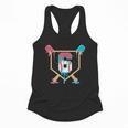 Baseball 6 Year Old Ice Cream Drip 6th Birthday Boys Player Flowy Tank