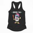 Baseball 6th Birthday Boy Ice Cream Drip Bruh I'm 6 Year Old Flowy Tank Baseball 6th Birthday Boy Ice Cream Drip Bruh I'm 6 Year Old Flowy Tank