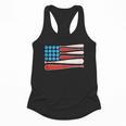 Baseball American Flag Patriotic USA Pride Flowy Tank