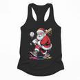 Baseball Christmas Santa Claus Batter Baseball Drip Flowy Tank Baseball Christmas Santa Claus Batter Baseball Drip Flowy Tank