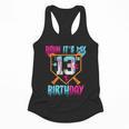 Baseball Drip Bruh It's My 13th Birthday Boy Ice Cream Drip Flowy Tank