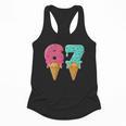 Baseball Drip Ice Cream 67 Baseball Flowy Tank