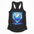 Baseball Drip Ice Cream Blue Glow Melt Ball Graphic Flowy Tank Baseball Drip Ice Cream Blue Glow Melt Ball Graphic Flowy Tank