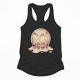 Baseball Drip Ice Cream Melting Illustration Flowy Tank