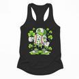 Baseball Drip Ice Cream Shamrock Irish St Patricks Men Flowy Tank