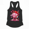 Baseball Drip Valentine Sports Vday Ice Cream Drip Heart Flowy Tank