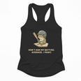 Baseball Frog Saying Batting Retro Artwork Flowy Tank Baseball Frog Saying Batting Retro Artwork Flowy Tank