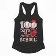 Baseball Happy 100 Days Of School Boy Girl Kid Teacher Flowy Tank