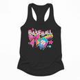 Baseball Ice Cream Drip Coquette Women Girls Mom Mama Flowy Tank