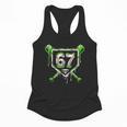 Baseball Ice Cream Drip Number 67 Player 67th Birthday Kids Flowy Tank