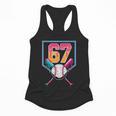 Baseball Ice Cream Drip Number 67 Player 67th Birthday Men Flowy Tank Baseball Ice Cream Drip Number 67 Player 67th Birthday Men Flowy Tank