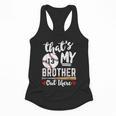 Baseball Jersey Number 13 That's My Brother Out There Flowy Tank
