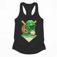 Baseball Life Style Ice Cream Drip Green Flowy Tank