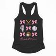Baseball Mimi Era Bows Baseball Mom Women Flowy Tank