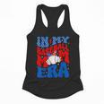 In My Baseball Mom Era Groovy Baseball Mother's Day US Flag Flowy Tank