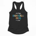 In My Baseball Mom Era Baseball Lover Groovy Vintage Retro Flowy Tank
