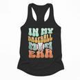 In My Baseball Mom Era Retro Groovy Style Sports Mama Flowy Tank
