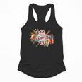 Baseball Mom With Garden Flowers Flowy Tank