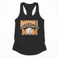 Baseball Mom Sports Orange Flowy Tank