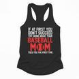 What Your Baseball Mom Told You The First Time Baseball Flowy Tank What Your Baseball Mom Told You The First Time Baseball Flowy Tank