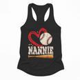 Baseball Nannie Baseball Heart Family Matching Flowy Tank