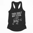 Baseball Player Catcher Thou Shalt Not Steal Coach Baseball Flowy Tank Baseball Player Catcher Thou Shalt Not Steal Coach Baseball Flowy Tank