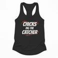 Baseball Seams Chicks Dig The Catcher Flowy Tank Baseball Seams Chicks Dig The Catcher Flowy Tank