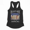 Baseball Sport I’m Just Here For The Snacks Baseball Mom Flowy Tank