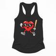 Baseball Valentines Day Heart Boys Sports Love Flowy Tank
