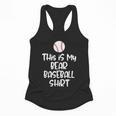 Bear Baseball Shirt For Players Fans And Moms Flowy Tank