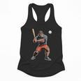 Bigfoot Playing Baseball Boys Kids Men Baseball Player Flowy Tank