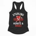 Boys Baseball Valentines Day Stealing Hearts Valentine Kids Flowy Tank Boys Baseball Valentines Day Stealing Hearts Valentine Kids Flowy Tank