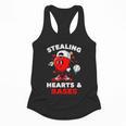 Boys Valentines Baseball Drip Icecream Stealing Hearts Kids Flowy Tank