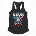 Bruh It's My 100 Days Of School Baseball Ice Cream Drip Boys Flowy Tank
