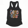 Checkered Leopard Game Day Baseball Men Women Kids Flowy Tank