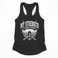 Christian Baseball My Strength Comes From The Lord Baseball Flowy Tank Christian Baseball My Strength Comes From The Lord Baseball Flowy Tank