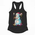 Christmas Baseball Snowman Drip For Boys Men Girls Women Flowy Tank Christmas Baseball Snowman Drip For Boys Men Girls Women Flowy Tank