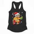 Christmas Gingerbread Man Baseball Player Catcher Flowy Tank Christmas Gingerbread Man Baseball Player Catcher Flowy Tank