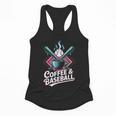 Coffee And Baseball Baseball Player Flowy Tank Coffee And Baseball Baseball Player Flowy Tank