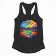 Colorful Baseball Field Home Run Baseball Player Fans Flowy Tank Colorful Baseball Field Home Run Baseball Player Fans Flowy Tank